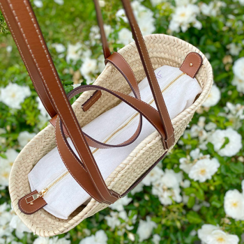 beach straw basket rosalie by maud fourier