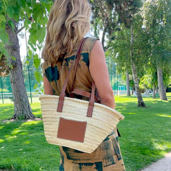 beach straw basket rosalie by maud fourier