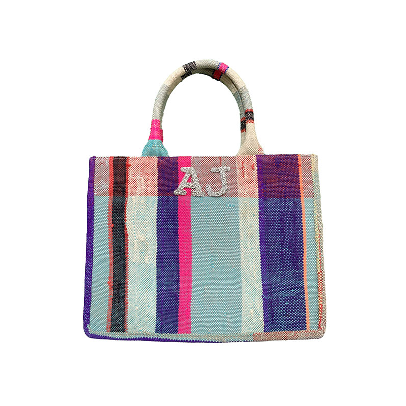 monogram recycled shopping bag by maud fourier