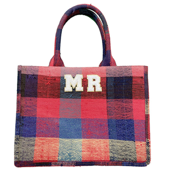 monogram recycled shopping bag by maud fourier