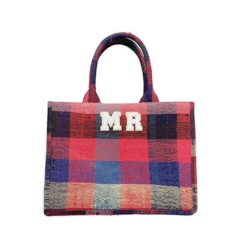 monogram recycled shopping bag by maud fourier