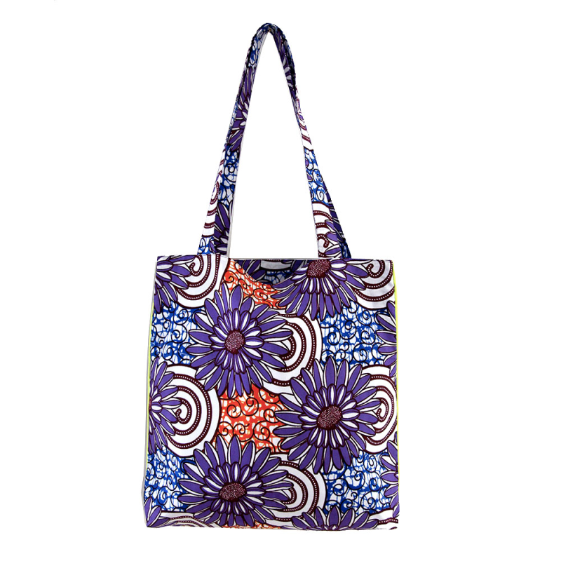 tote bag initiales wax coton maud fourier