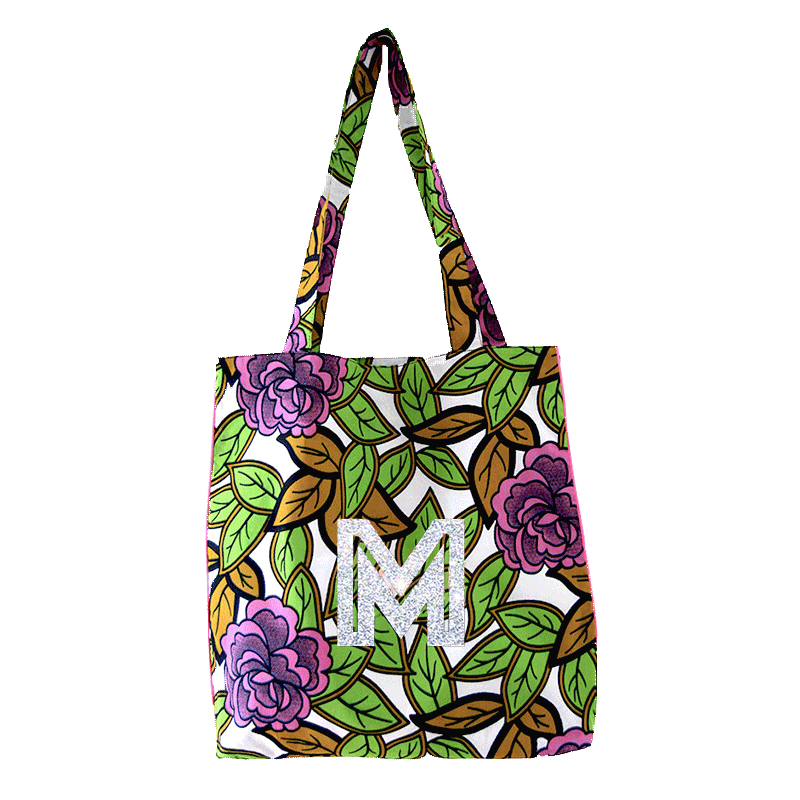 monogram tote bag wax cotton maud fourier paris