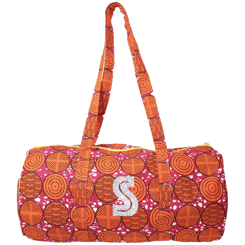 Sac Polochon coton personnalisable monogram maud fourier