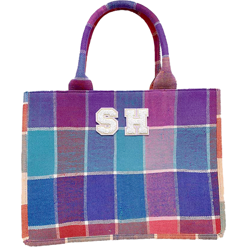 monogram recycled shopping bag by maud fourier