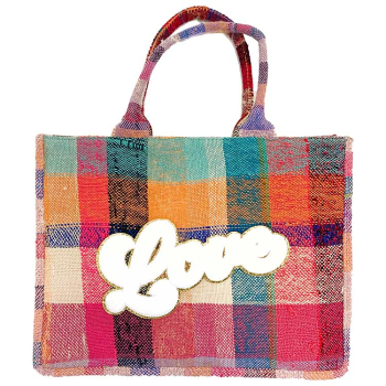 love multicoloured shopping bag maud fourier