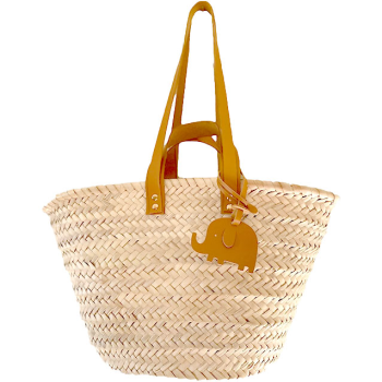 panier osier elephant cuir maud fourier paris