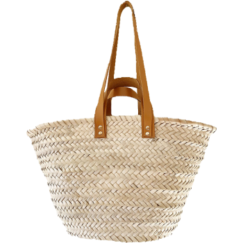 panier osier epaule cuir camel maud fourier paris