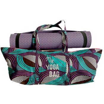 yoga mat bag printed cotton maud fourier