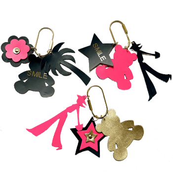 lucky charm leather keyrings maud fourier