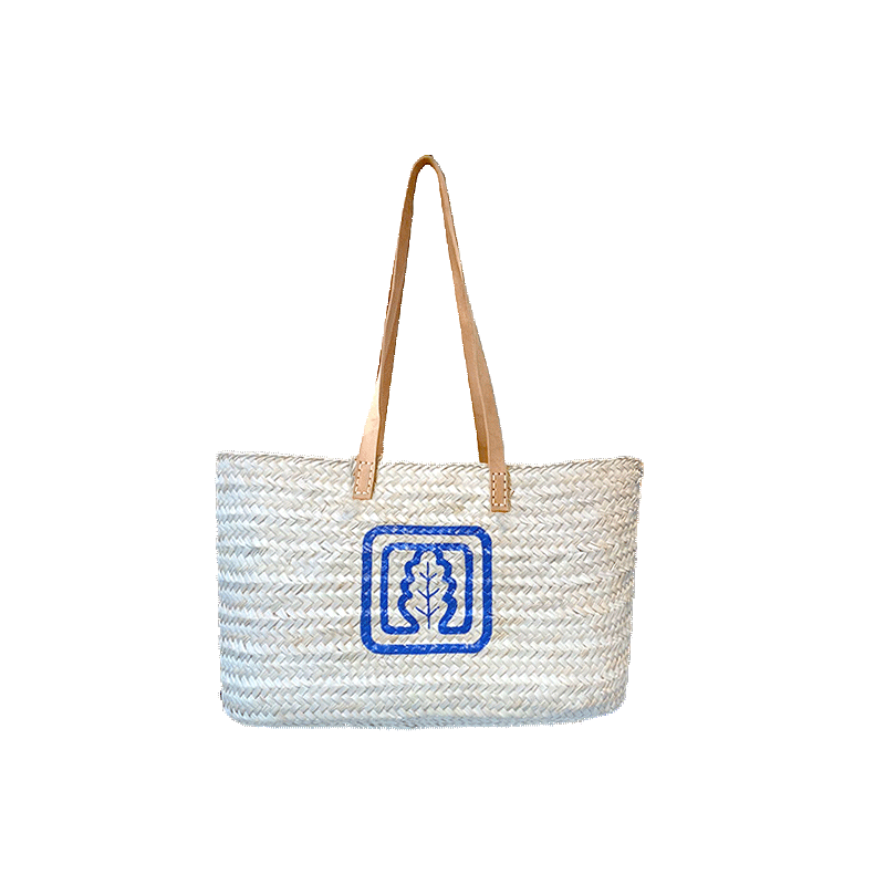 blue Ines de la Fressange Oak Leaf Basket Maud Fourier Paris