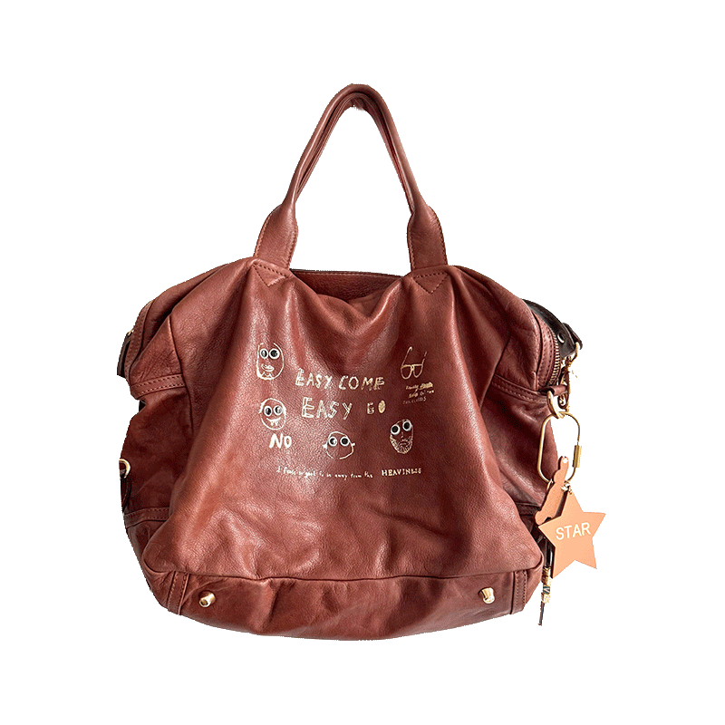 star bag charm in leather maud fourier paris