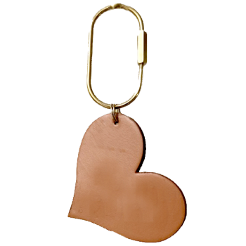 porte cle bijou de sac coeur cuir  maud fourier