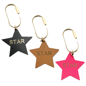 star Bag Charm leather maud fourier