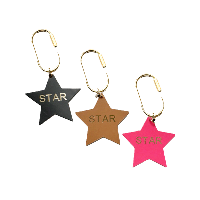 star Bag Charm leather maud fourier