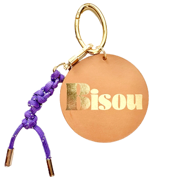 purple Braided Bag charm maud fourier