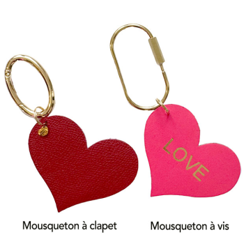 monogram heart keychain maud fourier