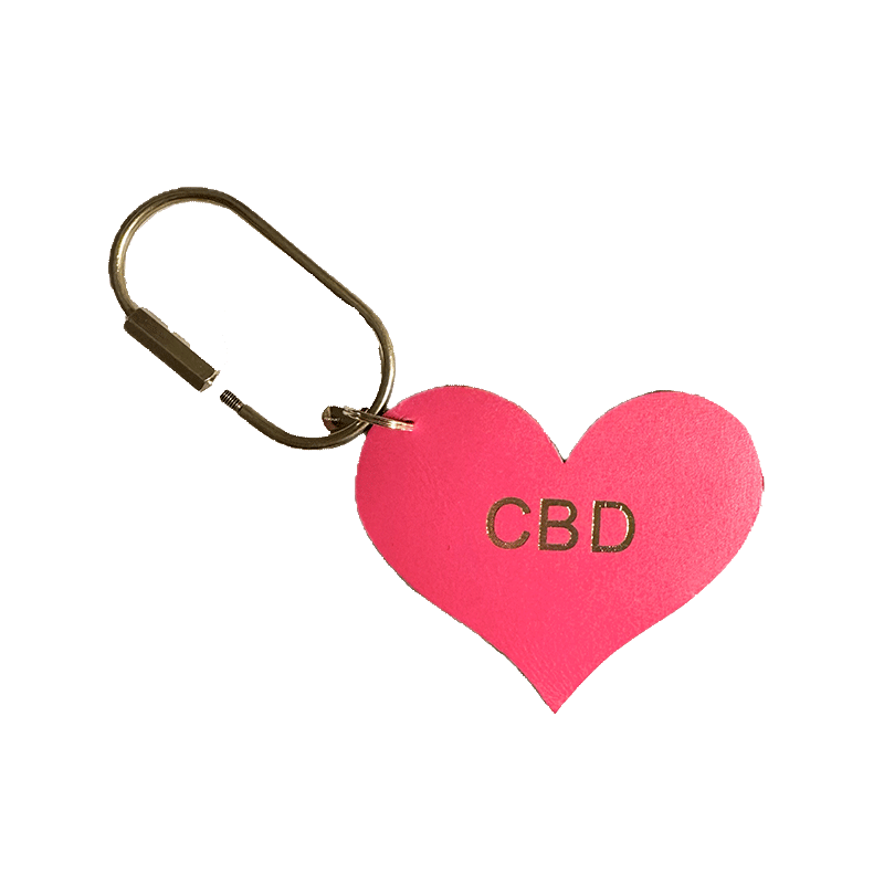 monogram heart keychain maud fourier